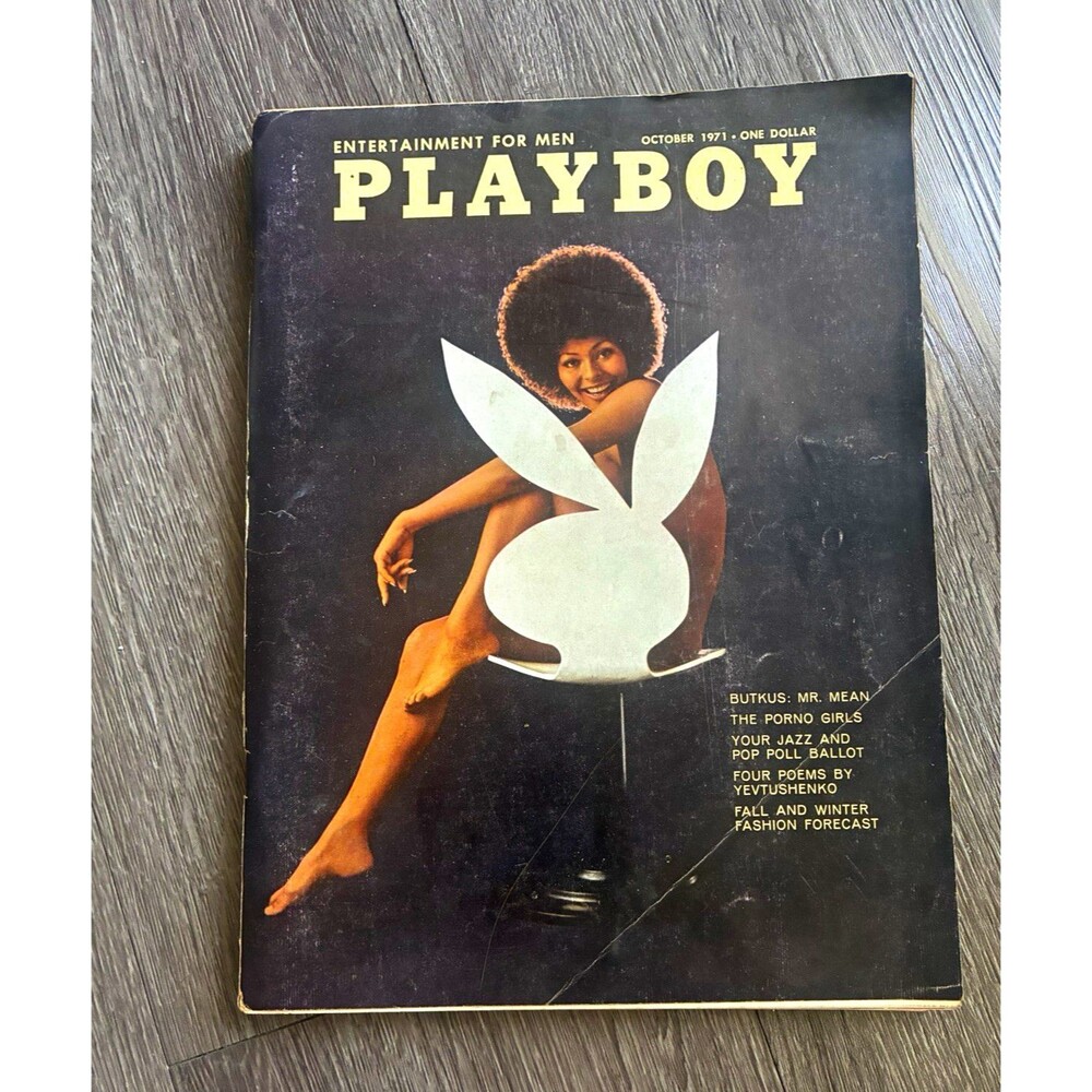 Playboy October 1971 Illustrated English Men Fashion Jazz Poetry Yevtushenko